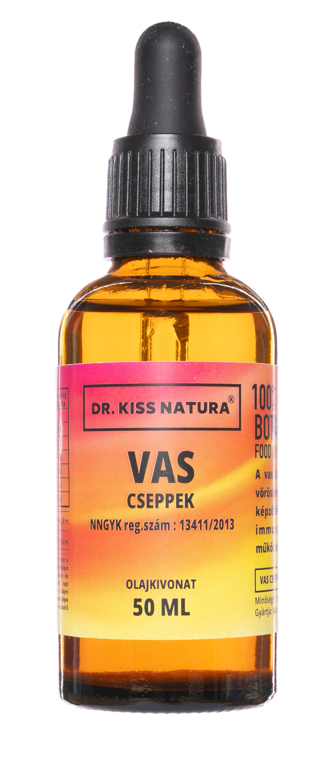 Dr. Kiss Natura – Vas cseppek (50ml)